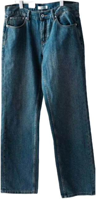 Dark straight jeans