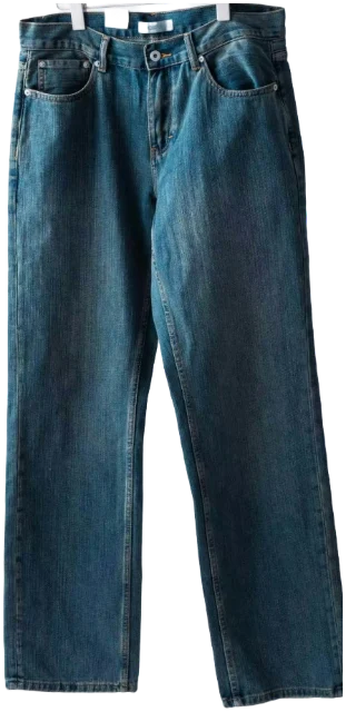 Dark straight jeans