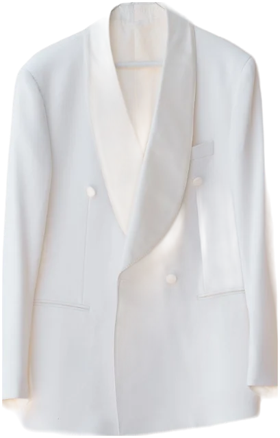 White tuxedo blazer